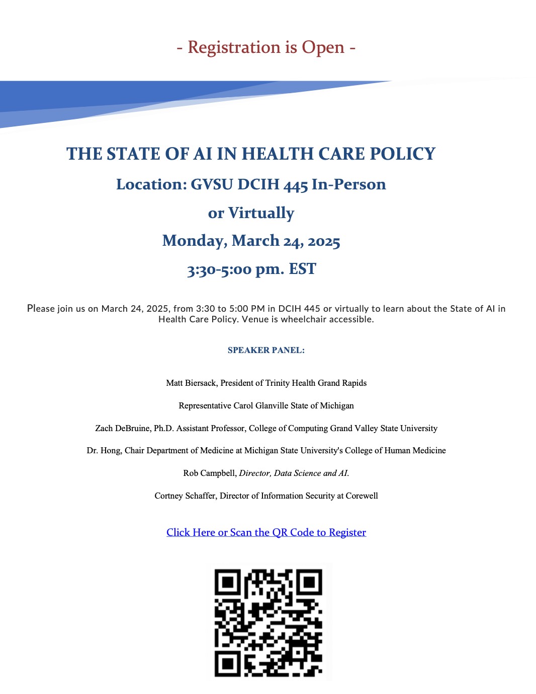 THE STATE OF AI IN HEALTH CARE POLICY